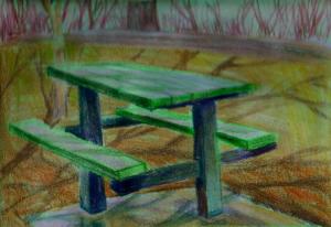green-table